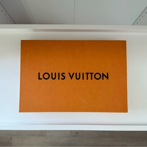 New ⭐️Louis Vuitton⭐️ Storage Gift Orange Box with Ribbon 12”x8”x2.5” - Picture 1 of 5